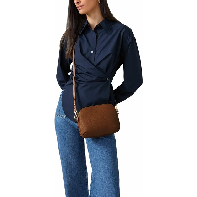 Medium Ziptop Crossbody Bag